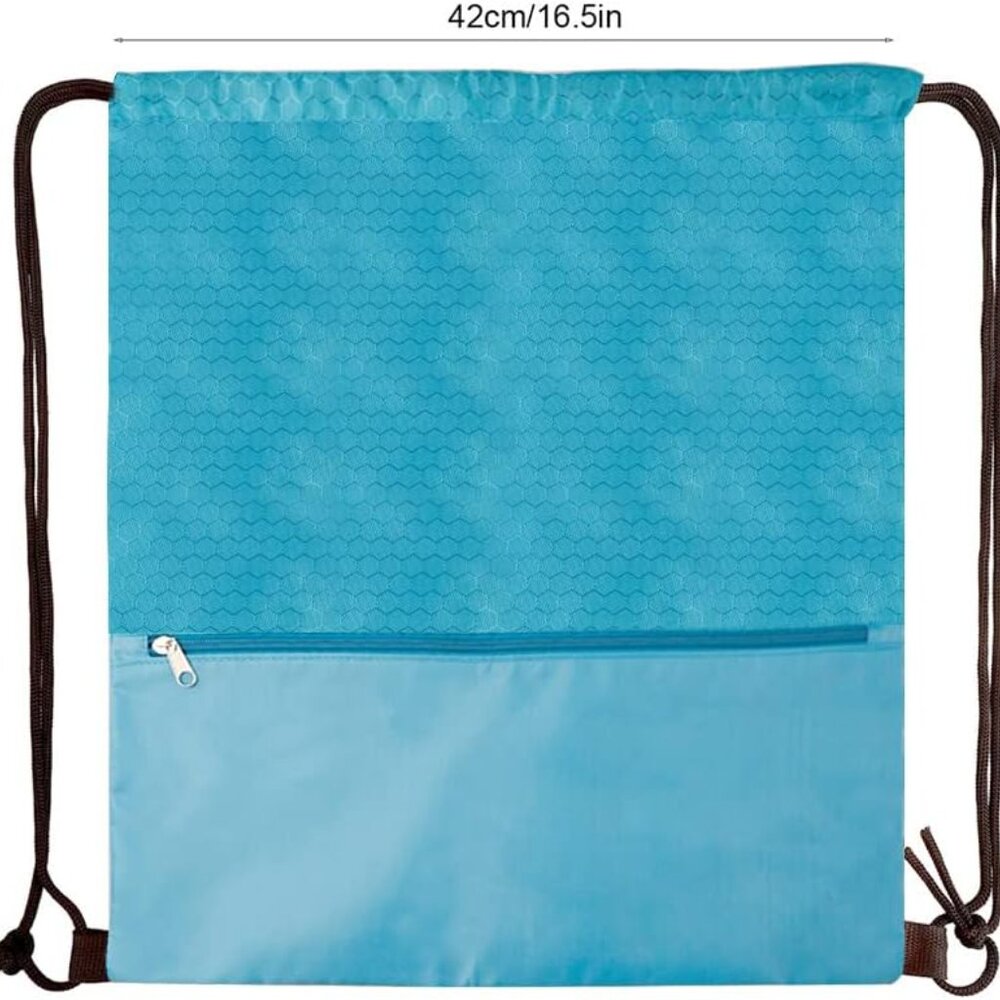 Drawstring Backpack Bag, Waterproof Draw String B… - image 3